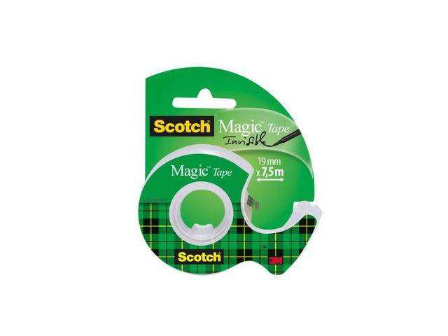 BildeDokumenttejp SCOTCH 7,5mx19mm m.hållare