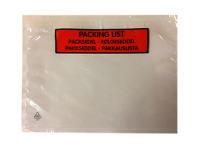 BildePacksedelskuvert C6 med tryck 1000/fp