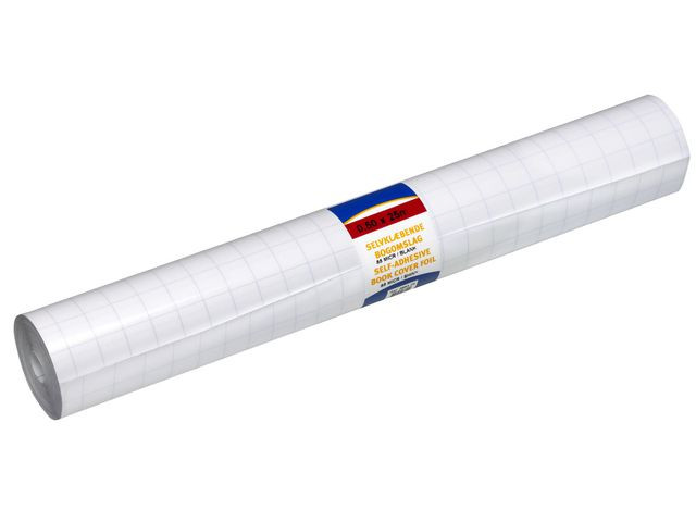 BildeBokplast självhäft. 80my 50cmx25m blank