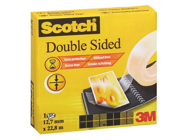 BildeDubbelhäftande tejp SCOTCH 22,8mx12,7mm