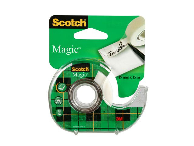 BildeDokumenttejp SCOTCH 19mmx15m m.hållare