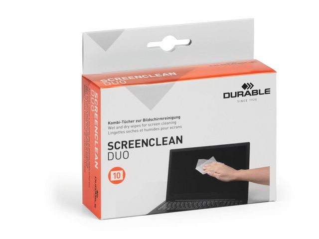 BildeRengöringsduk DURABLE V/T skärm 10/fp