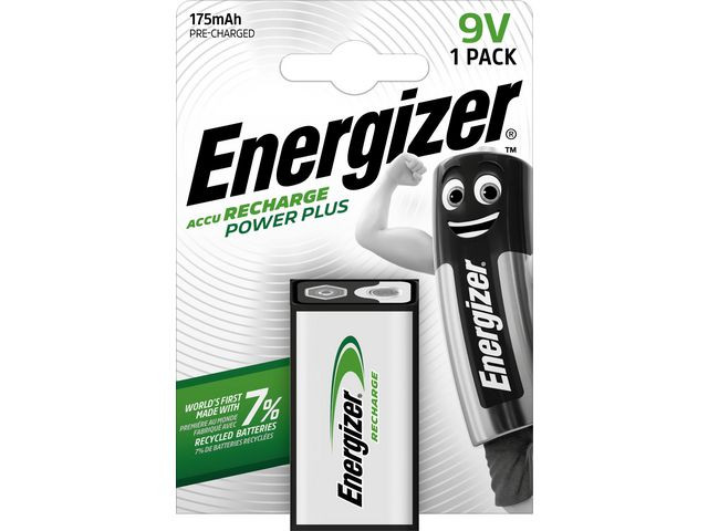 BildeBatteri Laddbar ENERGIZER P-P 9V