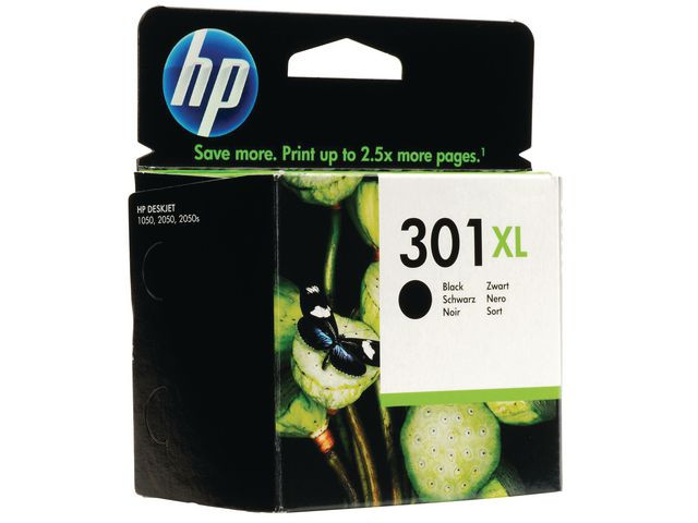 BildeHP 301XL BK (svart) blekkpatron 8 ml