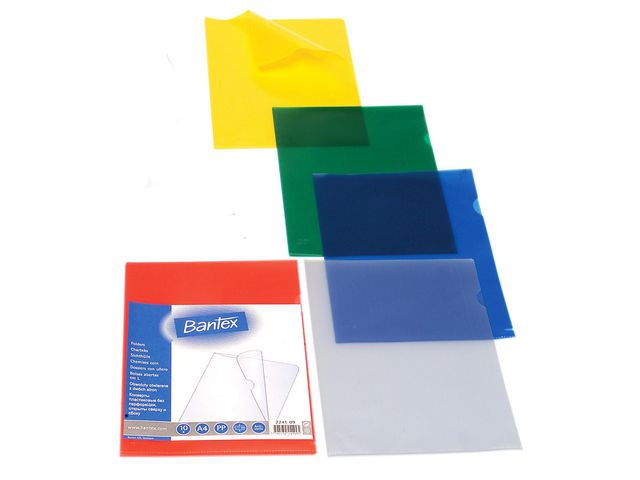 BildeAktmapp BANTEX PP A4 0,11 ofärgad 10/fp