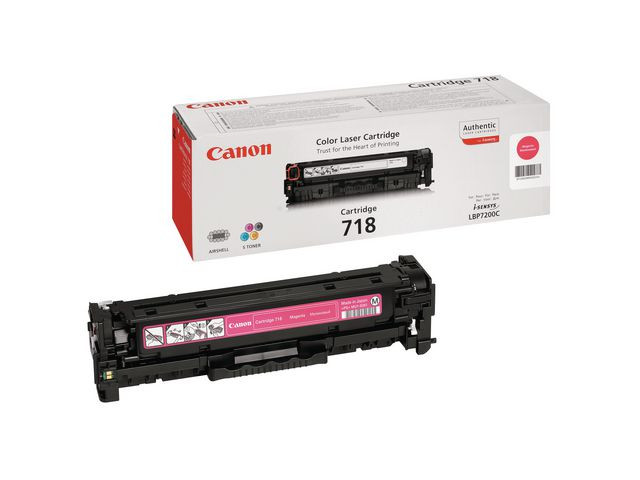 BildeCanon 718 M (magenta) toner 2900 sider