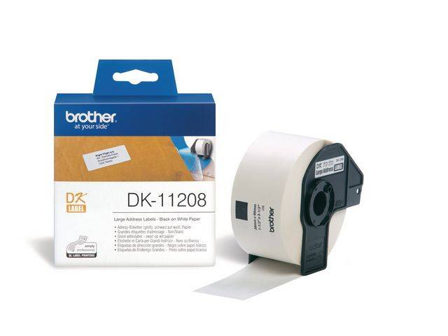 BildeEtikett BROTHER DK11208 38x90mm 400/fp