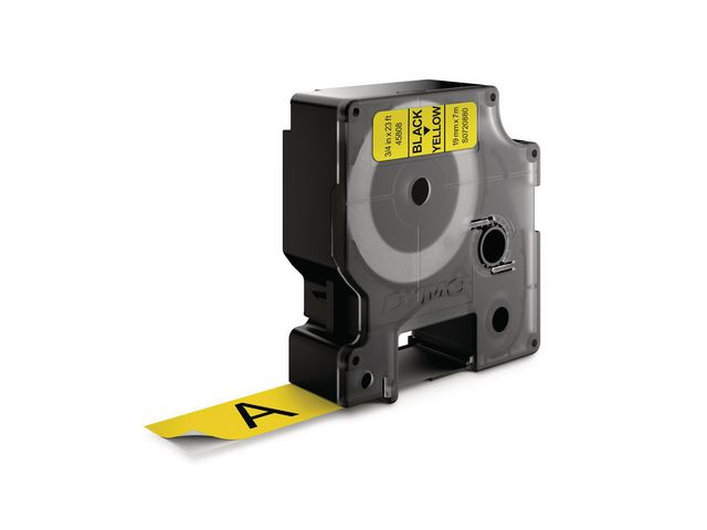 BildeTape DYMO D1 19mm svart på gul