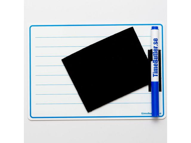 BildeWhiteboard kontorstavla linjerad A5