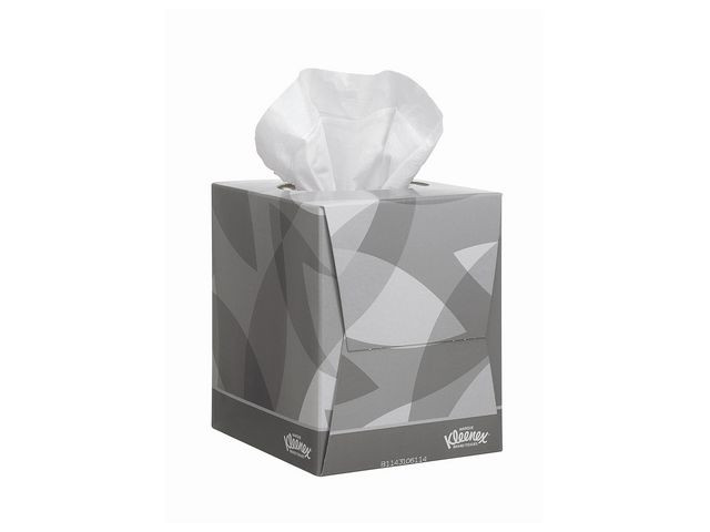 BildeAnsiktsservett KLEENEX kub 90/fp
