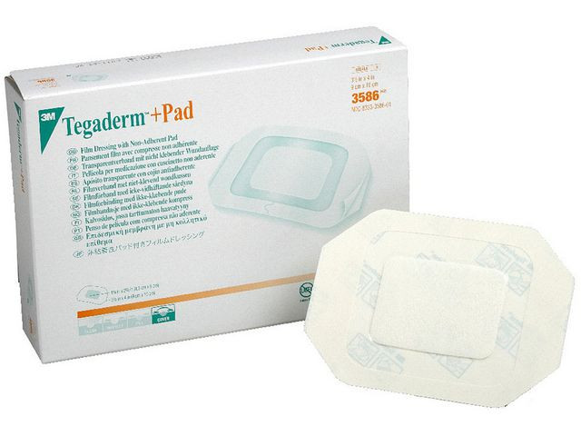 BildeTegaderm+pad 3586 9x10cm 25/fp