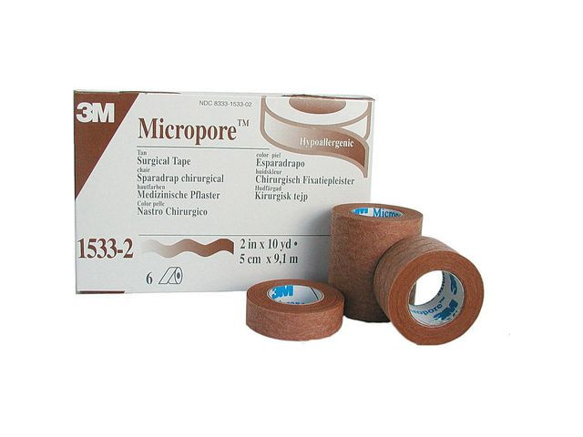 BildeMicropore Beige 5,0cm x 9,1m 6/fp