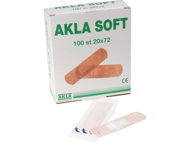 BildePlåster AKLA Soft NW 20x72mm 100/fp