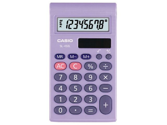 BildeGrundskoleräknare CASIO SL-450S