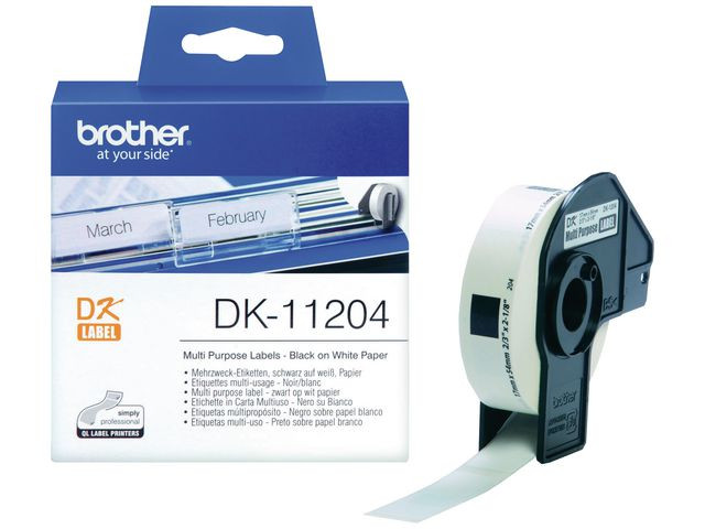 BildeEtikett BROTHER DK11204 17x54mm 400/fp
