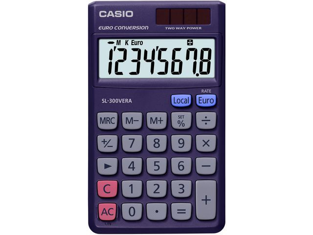 BildeMiniräknare CASIO SL-300VERA