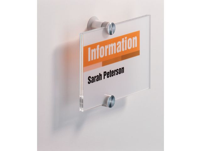 BildeDörrskylt DURABLE Crystal Sign 105x148mm