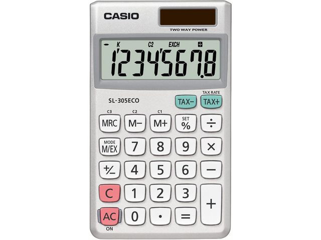 BildeMiniräknare CASIO SL-305ECO