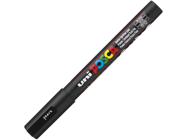 BildeMärkpenna UNI Posca PC-3M svart