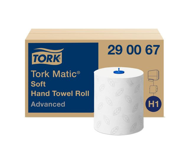 BildeHandduk TORK Adv H1 vit 150m