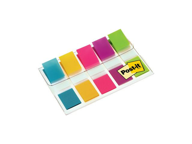 BildeIndex POST-IT 11,9x43,1 5-färg 100/fp
