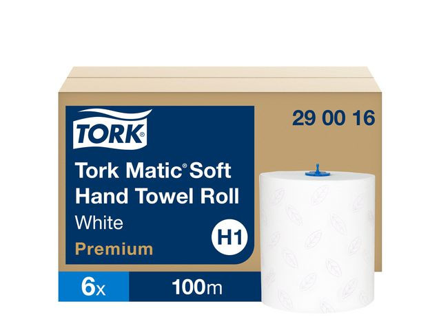 BildeHandduk TORK Pre H1 2-lag vit 6/fp