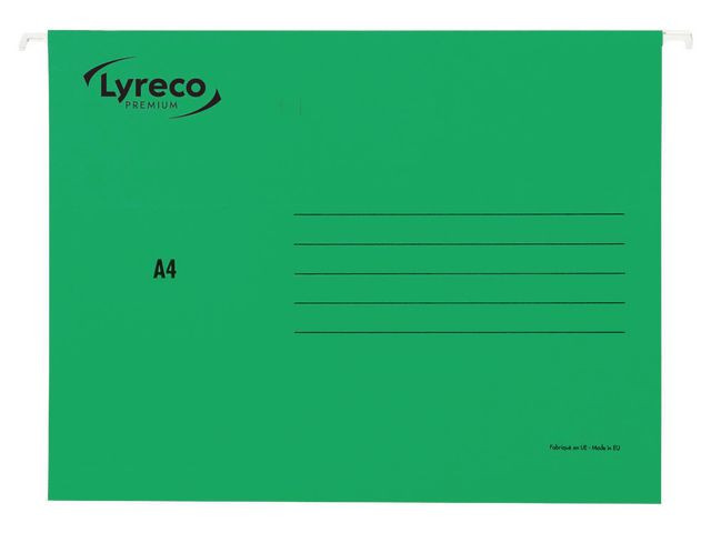 BildeHängmapp LYRECO A4 grön 25/fp
