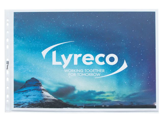 BildePlastficka LYRECO A3L 0,08 klar 10/fp