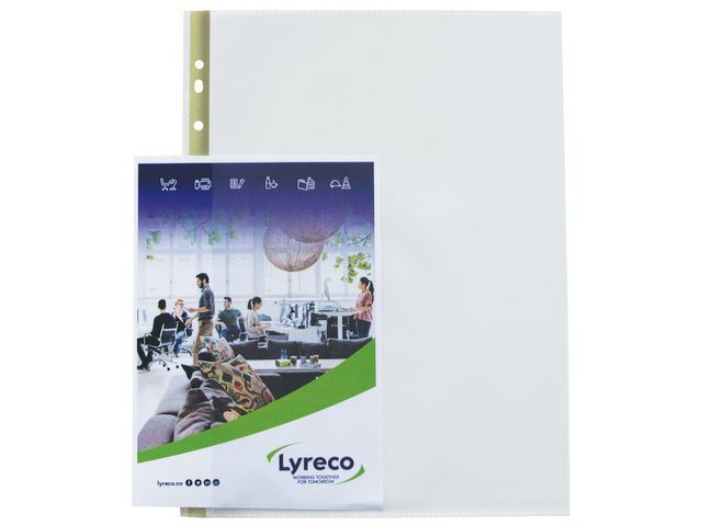 BildePlastficka LYRECO A4öl 0,08 präg 25/fp