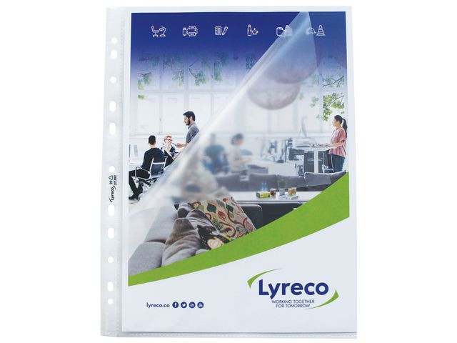 BildePlastficka LYRECO A4 0,08 präg 25/fp