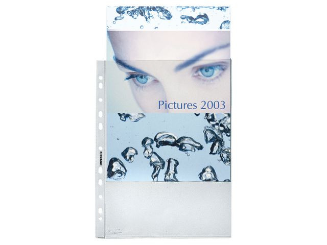 BildePlastficka LYRECO A4 0,08 klar 100/fp