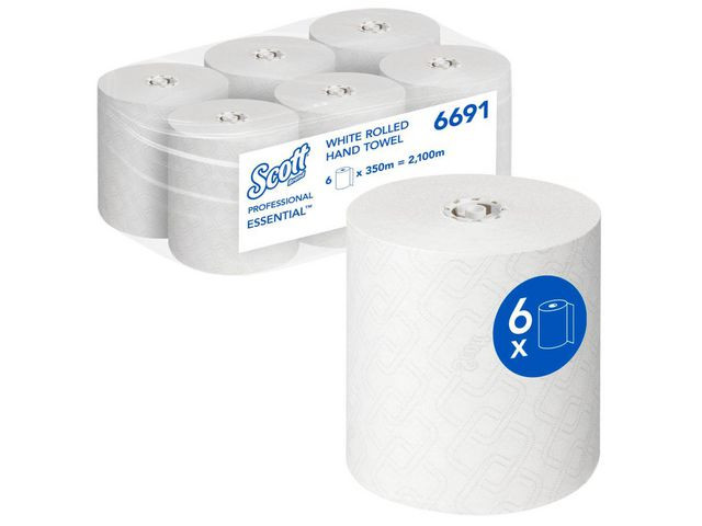 BildeHandduk SCOTT 6691 350m vit