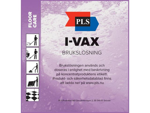 BildeEtikett PLS Brukslösning I-Vax OP 100/rl