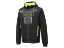 Hoodie zip PW DX472 svart L