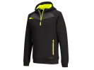 Hoodie halfzip PW DX467 svart S
