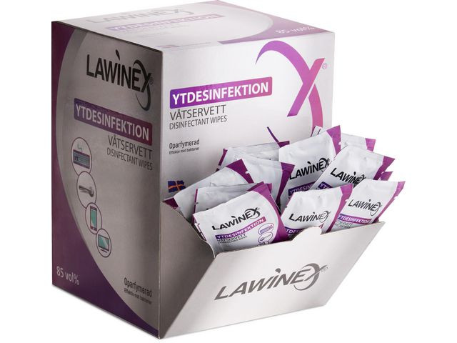 BildeYtdesinfektionsduk LAWINEX 85% 150/fp