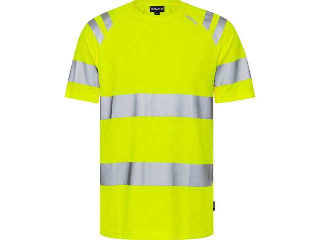 BildeT-shirt varsel FRISTADS 7860 gul kl3 4XL