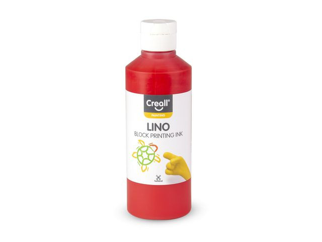 BildeTryckfärg Lino CREALL 250ml röd