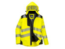 Vinterjacka PW382 dam varsel gul/sva 3XL