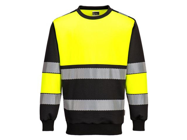 BildeVarselsweatshirt PW376 Hi-Vi Klass 1 3XL
