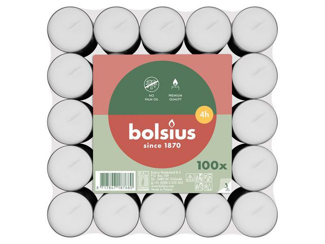 BildeVärmeljus BOLSIUS 4h 100/fp