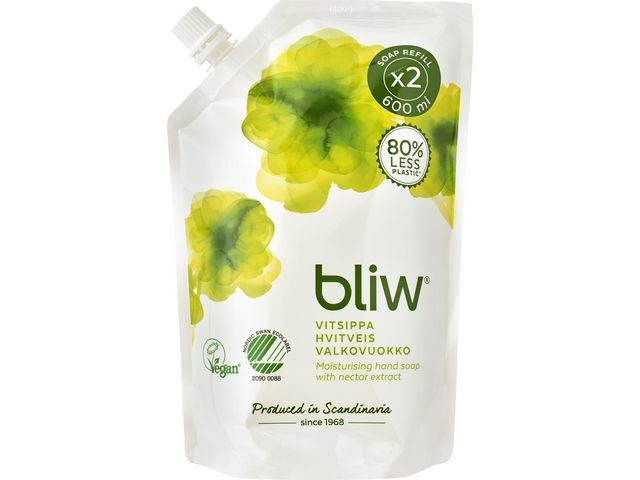 BildeTvål BLIW Vitsippa refill 600ml