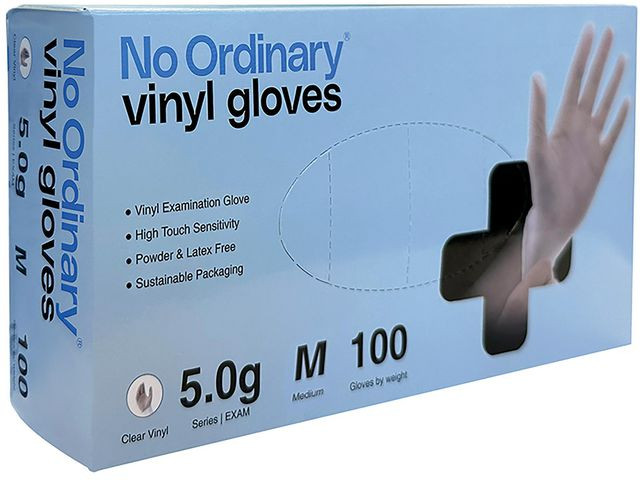 BildeVinylhandske NO ORDINARY f-fri M 100/fp