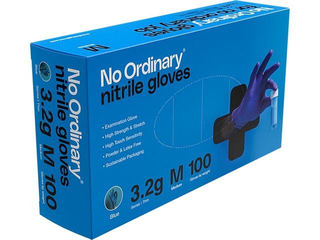 BildeNitrilhandske NO ORDINARY M 100/fp