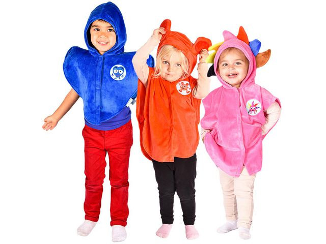 BildeMaskeraddräkt Babblarna Set1 1-4år 3/fp