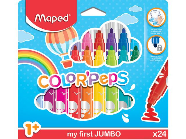 BildeFiberpenna MAPED My first Jumbo 24/fp