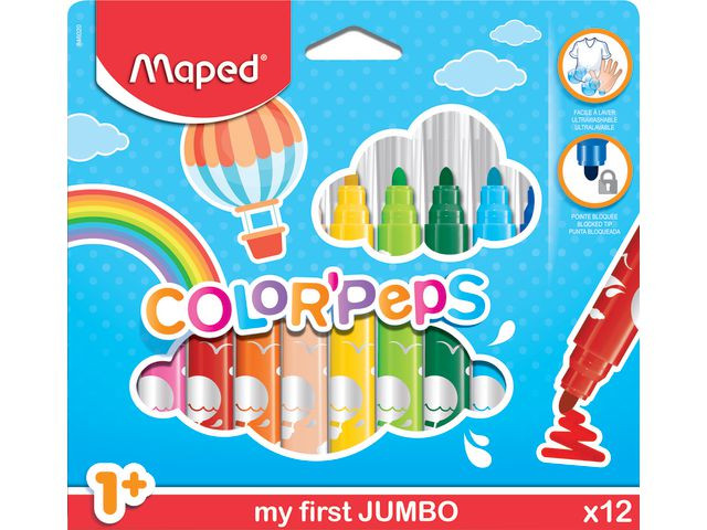 BildeFiberpenna MAPED My first Jumbo 12/fp