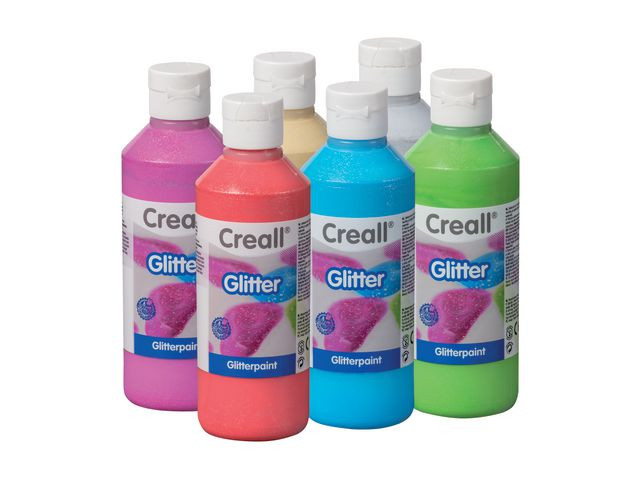 BildeGlitterfärg Creall 6x250ml