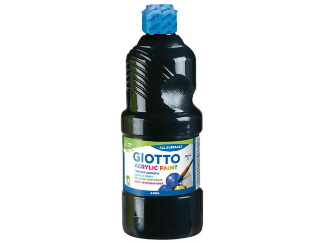 BildeAkrylfärg Giotto 500 ml svart