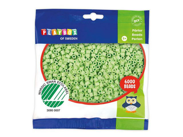 BildeRörpärlor pastell grön 6000/fp